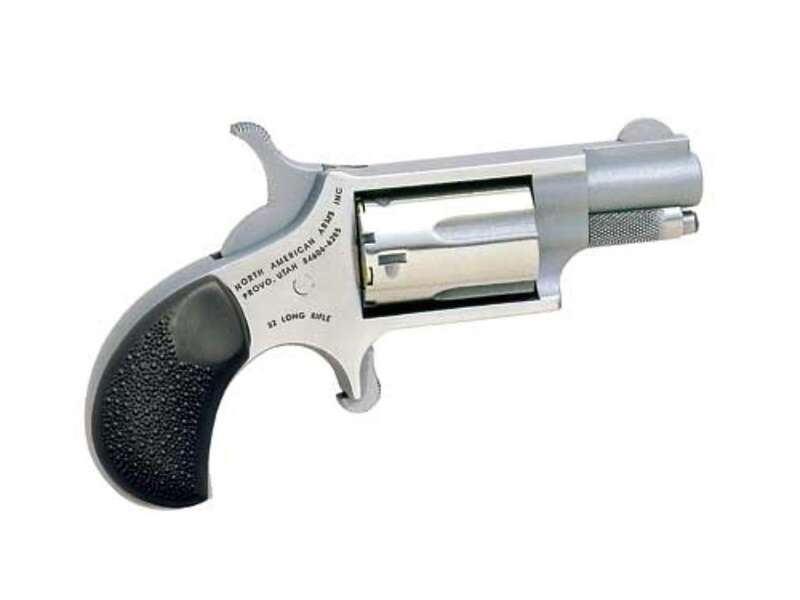 Handguns North American Arms Mini Revolver 22LR MINI 22LR REV 1-5/8" SS RUBBER • NAA-22LLR-GRC • Model: Mini-Revolver